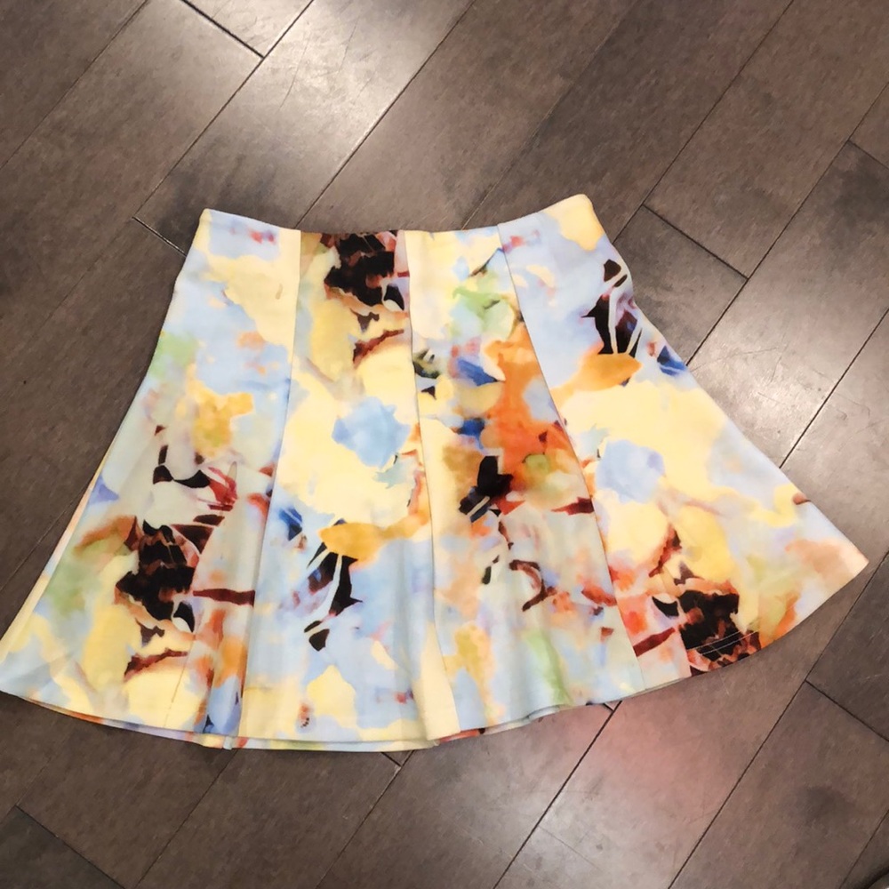 Colorful skater skirt